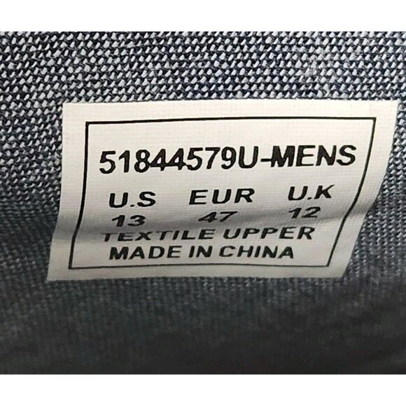 Levis Shoes Mens Size 13 Mason HI 501 Denim Blue Canvas Sneakers - Picture 12 of 12